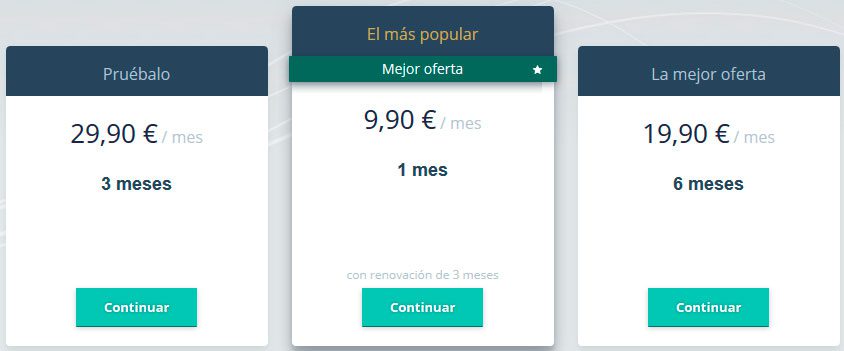 precios premium solteros 50